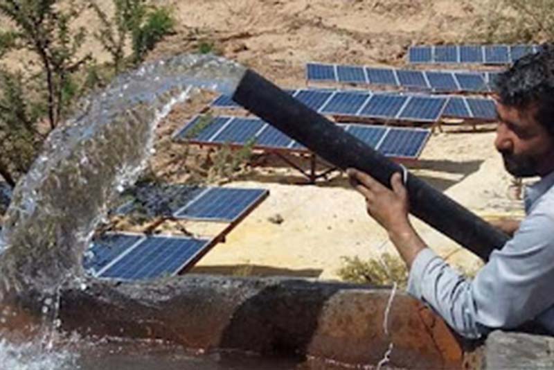 مشاريع منظومة الطاقة الشمسية للبئر الارتوازية في بني معاذ (البوارعه) محافظه صعده